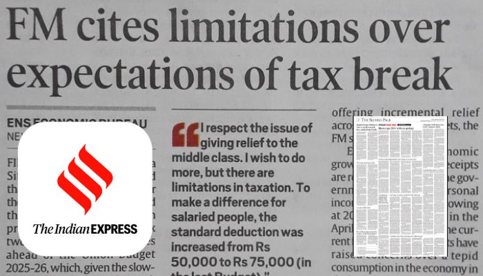 Indian Express publishes FM Sitharaman’s comments on tax relief for middle class in old interview as recent, retracts story without apology